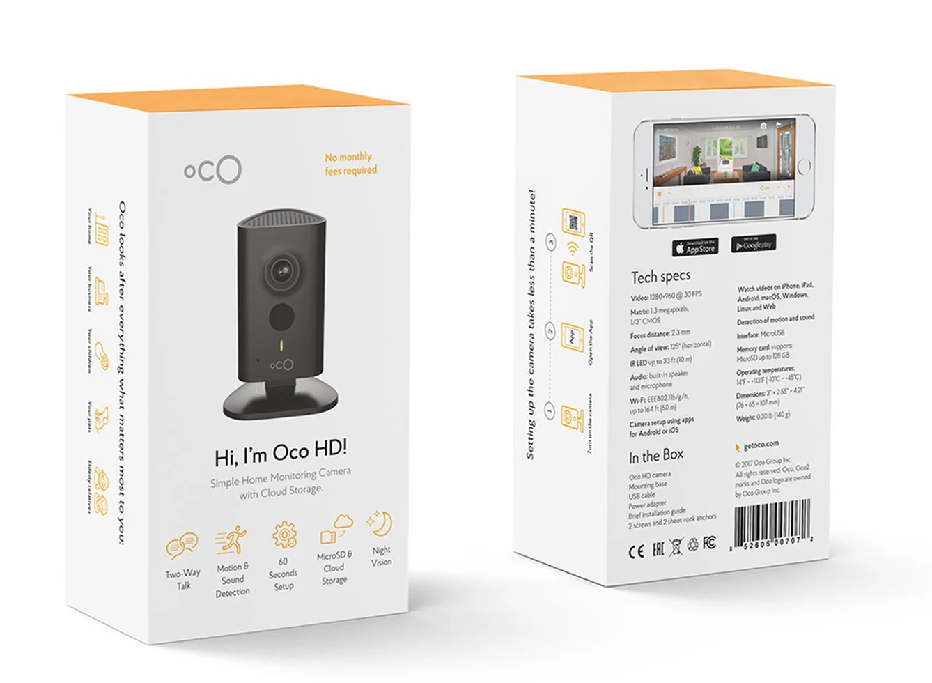 Oco HD with Local and Cloud storage (3-Pack) - Image 5