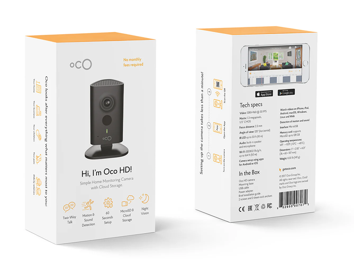 Oco HD Camera with Micro SD card support and Cloud - Image 4
